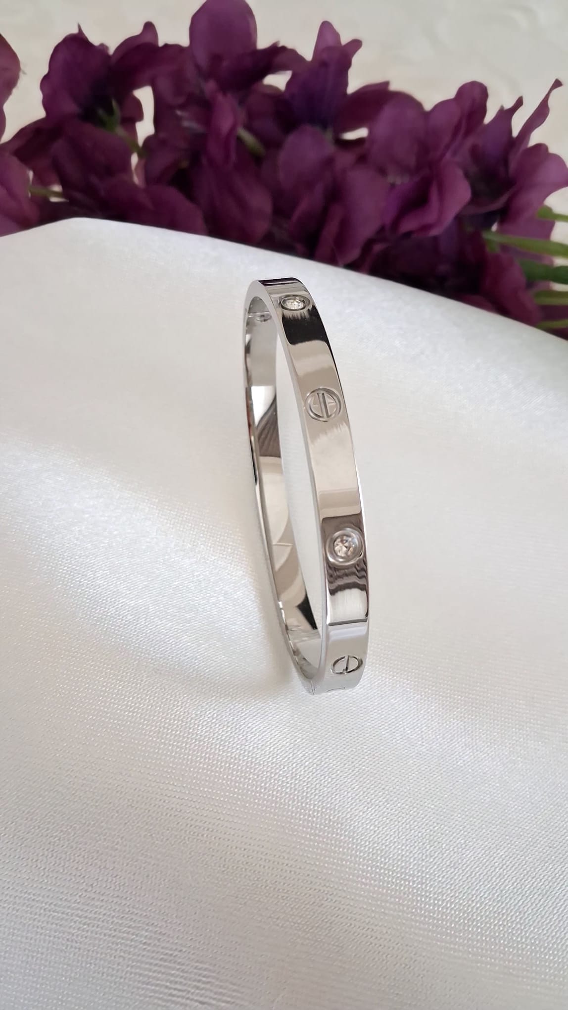 316 Çelik - Cartier Silver Bilezik